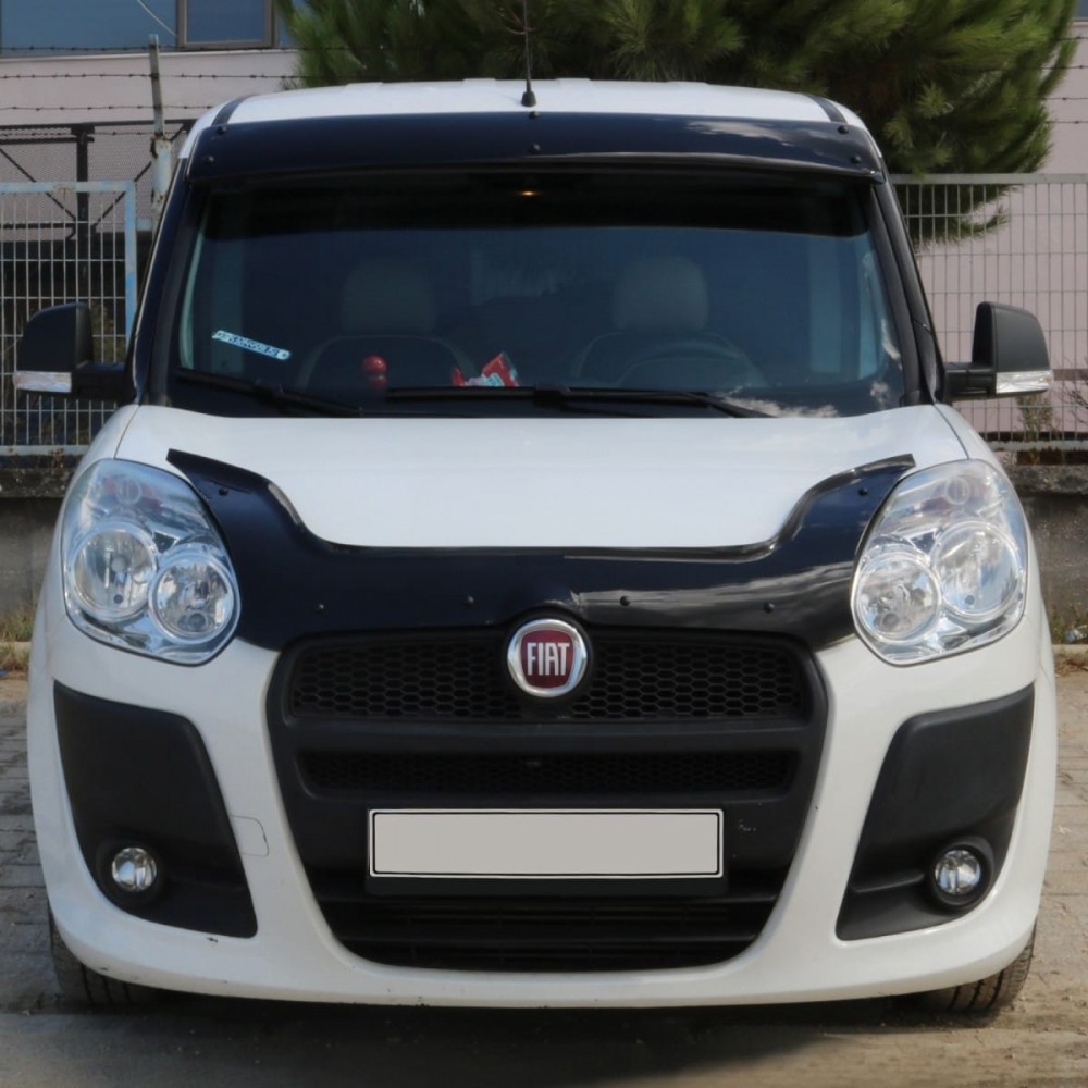 Дефлектор капота (мухобійка) для Fiat Doblo 2010-2015 / Combo 2010+ (TAN24)