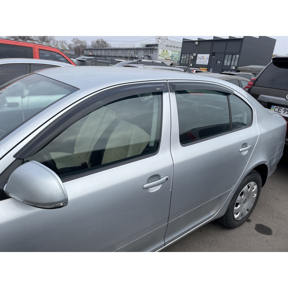 Дефлектори вікон (вітровики) Skoda Octavia A-5 2004-2013 Sedan/HB HIC