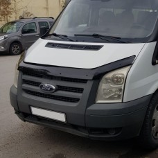 Дефлектор капота (мухобойка) для Ford Transit 2007-2014 (EuroCap)