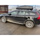 Дефлектори вікон (вітровики) Volvo V60 2010+ С Хром Молдингом HIC