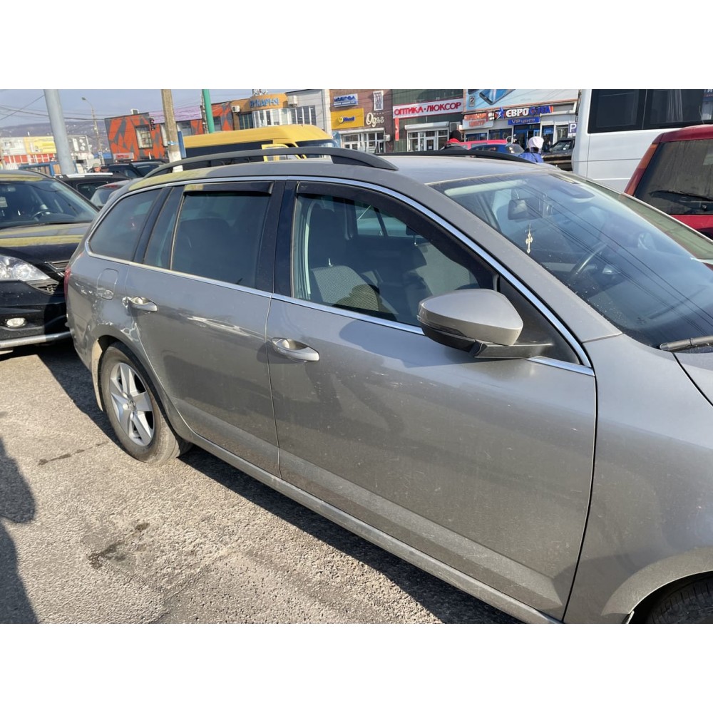 Дефлектори вікон (вітровики) Skoda Octavia A-7 2013+ Combi Heko