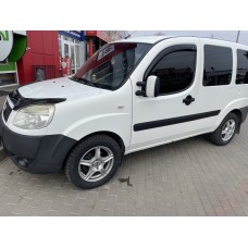 Дефлектори вікон (вітровики) Fiat Doblo 2000-2010 (на скотче) HIC