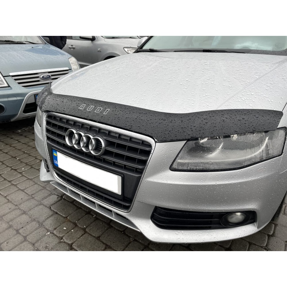 Дефлектор капота (мухобійка) для Audi A4 2008-2011 (8K,8B) (ViP)