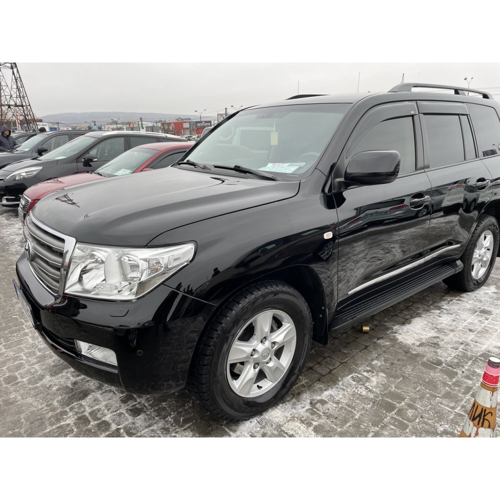 Дефлектори вікон (вітровики) Toyota Land Cruiser 200/ LX 570 2008+ широкі HIC