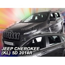 Дефлекторы окон (ветровики) Jeep Cherokee 2014-2021 5D (KL) Heko