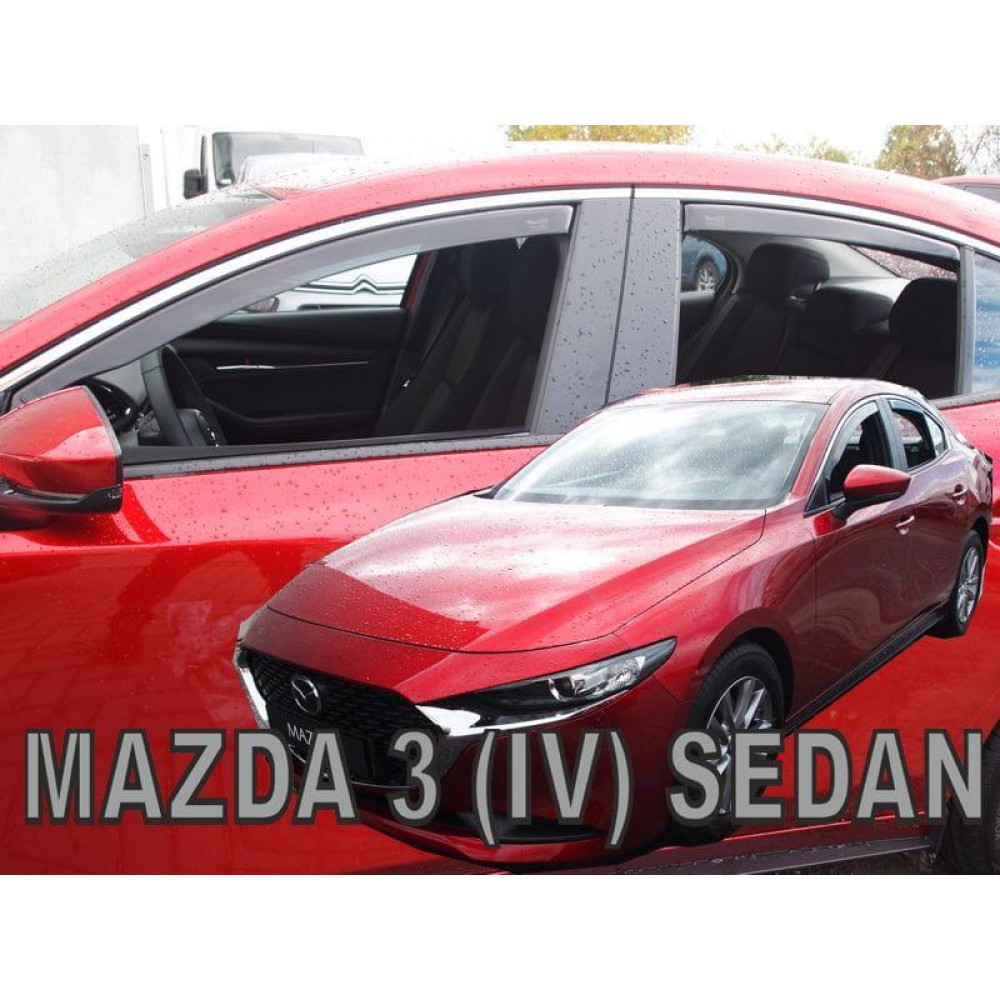 Дефлекторы окон (ветровики) Mazda 3 (IV) 2019+ Sedan Heko