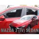 Дефлекторы окон (ветровики) Mazda 3 (IV) 2019+ Sedan Heko
