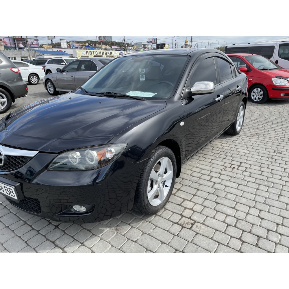 Дефлекторы окон (ветровики) Mazda 3 (I) 2003-2009 Sedan HIC