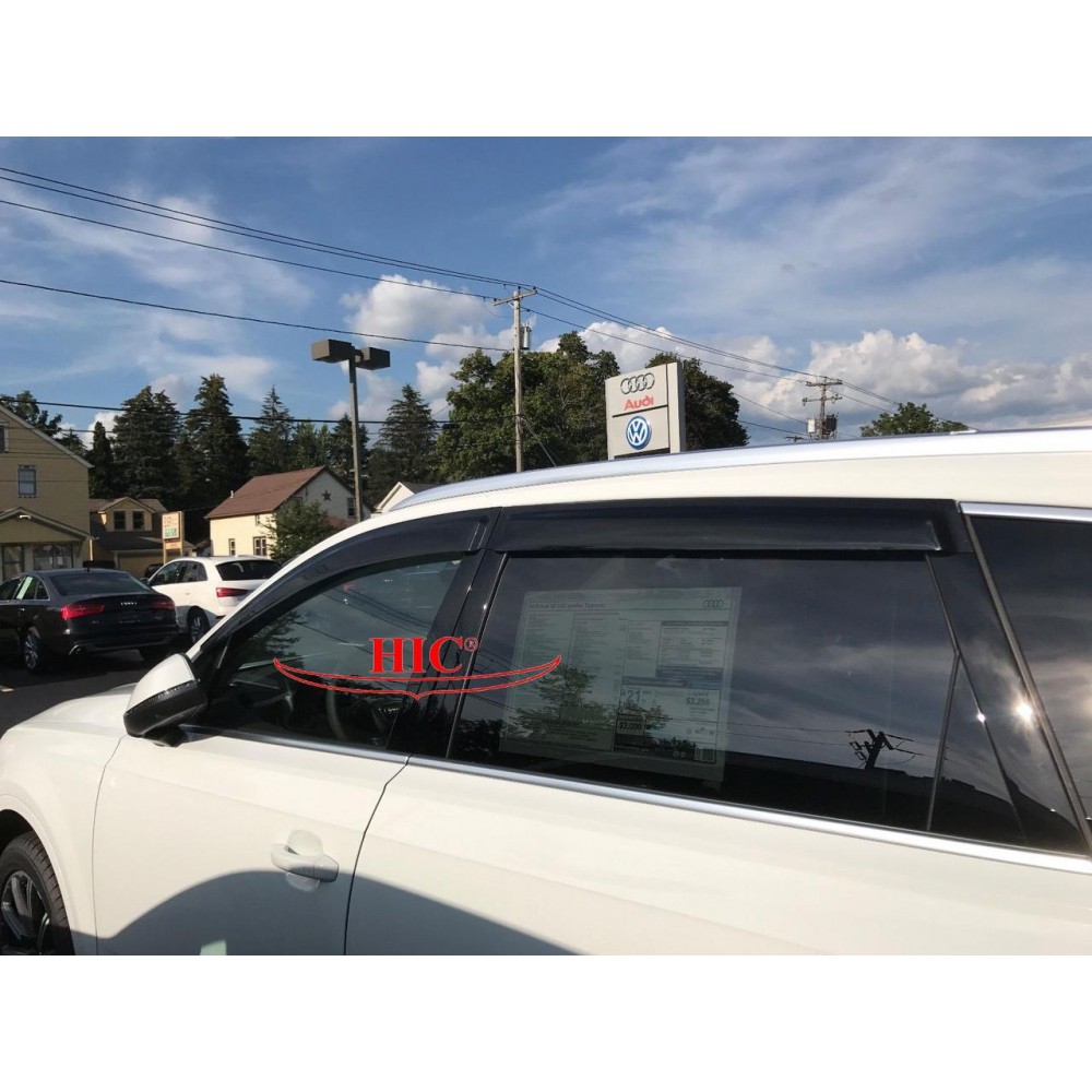 Дефлектори вікон (вітровики) Audi Q7 2015+ HIC