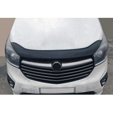 Дефлектор капота (мухобійка) для Opel Vivaro 2014-2018 / Nissan NV300 2015+ (EuroCap)