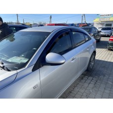 Дефлектори вікон (вітровики) Chevrolet Cruze 2009+ Sedan HIC
