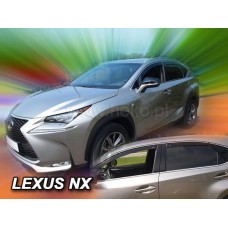 Дефлекторы окон (ветровики) Lexus NX 300 2014+ Heko