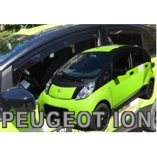 Дефлектори вікон (вітровики) Peugeot ION 2010+ Heko