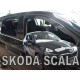 Дефлекторы окон (ветровики) Skoda Scala 2019+ Heko
