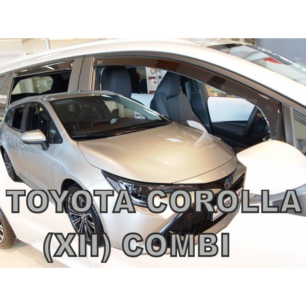 Дефлектори вікон (вітровики) Toyota Corolla 2018+ Heko