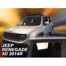 Дефлекторы окон (ветровики) Jeep Renegade 2014+ Heko