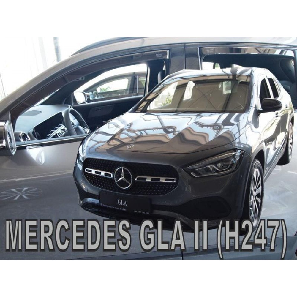 Дефлекторы окон (ветровики) Mercedes GLA-class H247 2020+ Heko