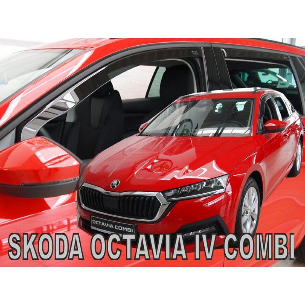 Дефлекторы окон (ветровики) Skoda Octavia A-8 2020+ Combi Heko