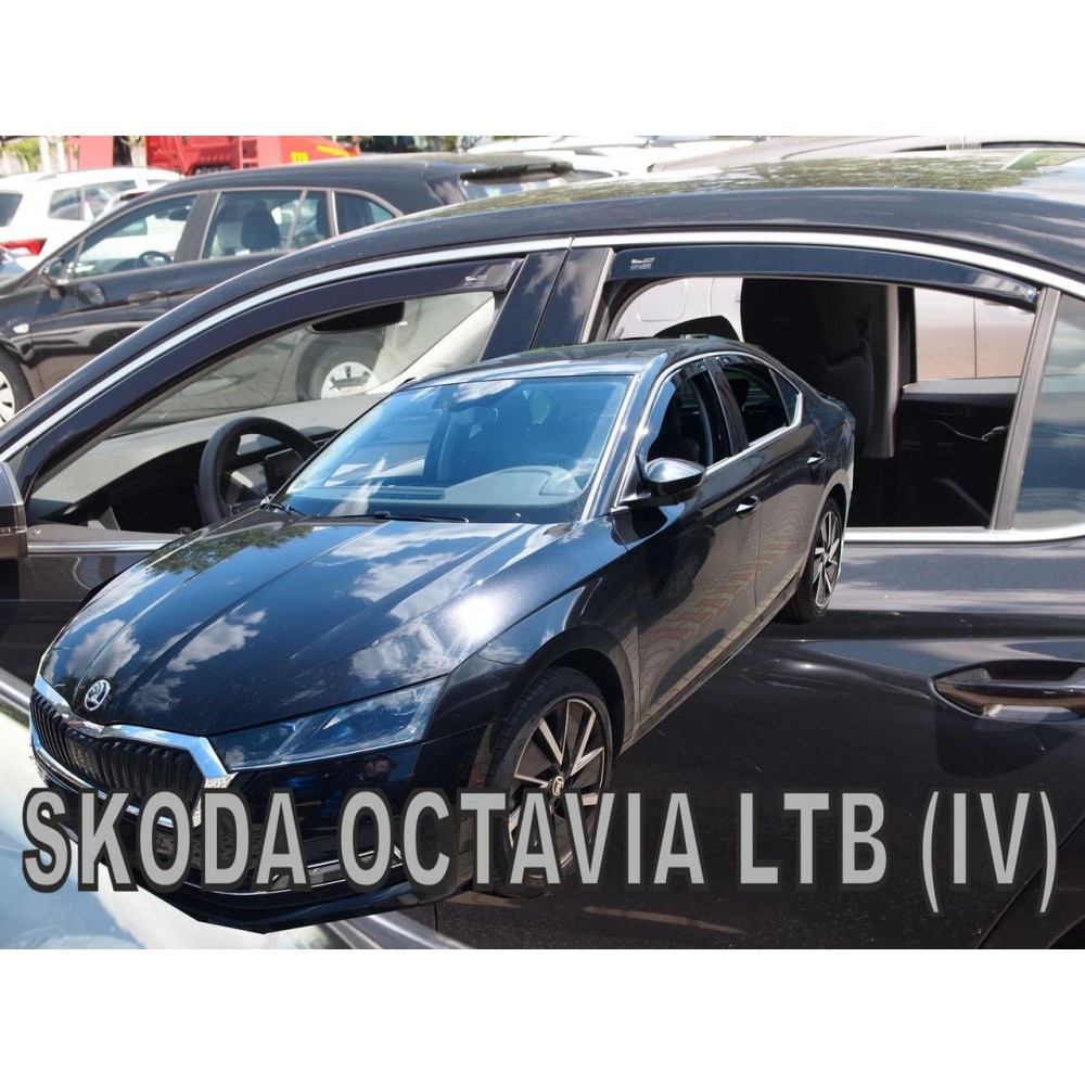 Дефлекторы окон (ветровики) Skoda Octavia A-8 2020+ LTB Heko