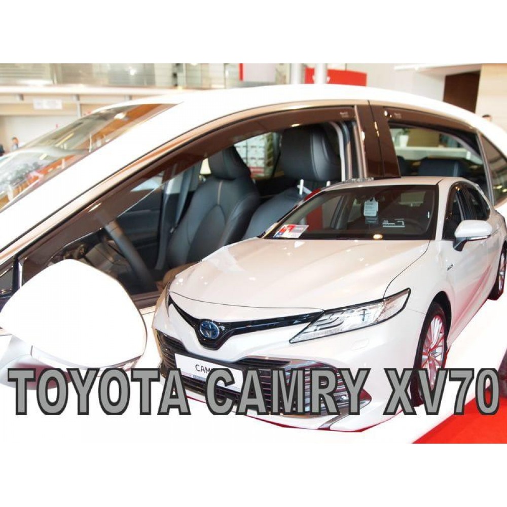 Дефлекторы окон (ветровики) Toyota Camry V70 2017+ Heko