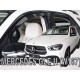 Дефлекторы окон (ветровики) Mercedes GLE-class W167 2019+ Heko