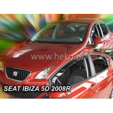 Дефлекторы окон (ветровики) Seat Ibiza 2008+ Heko