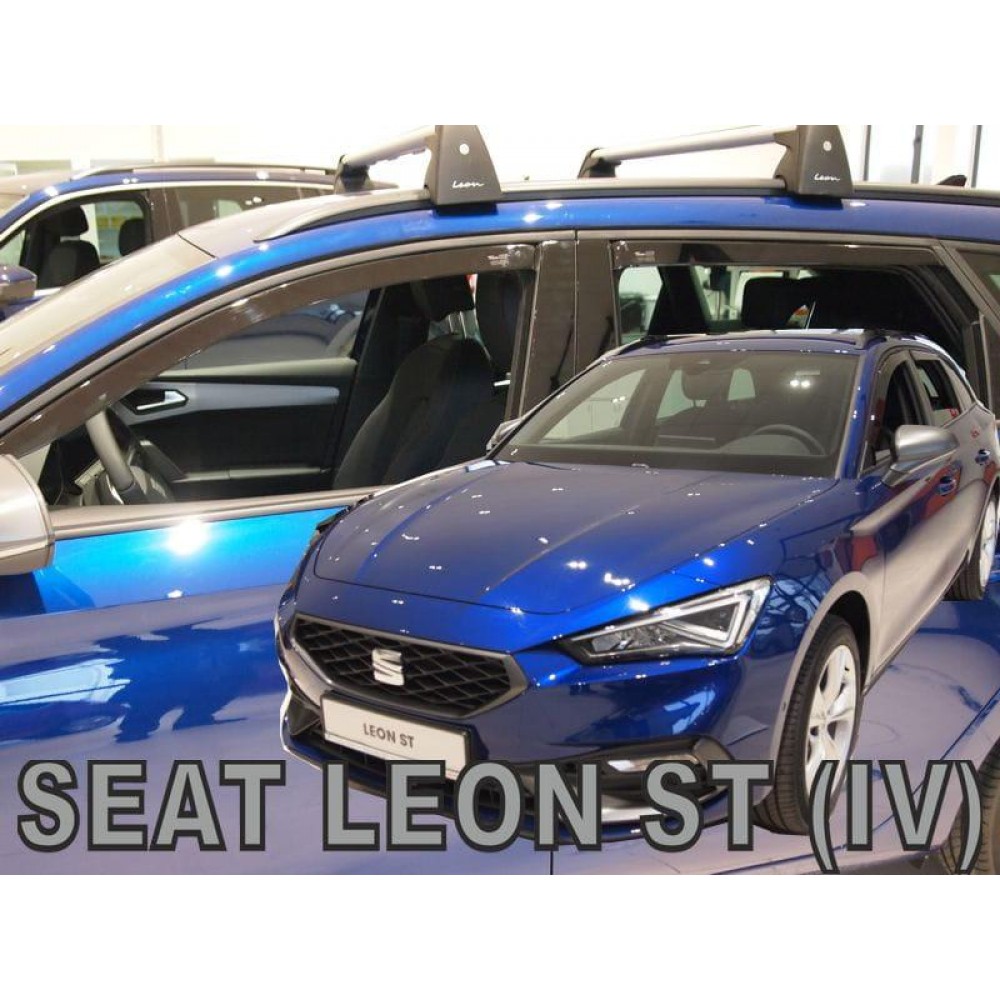 Дефлектори вікон (вітровики) Seat Leon ST 2020+ Heko