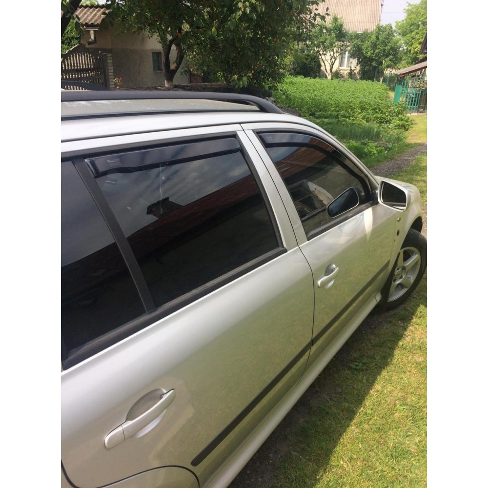 Дефлектори вікон (вітровики) Skoda Octavia A-4 1996-2005 Combi Heko