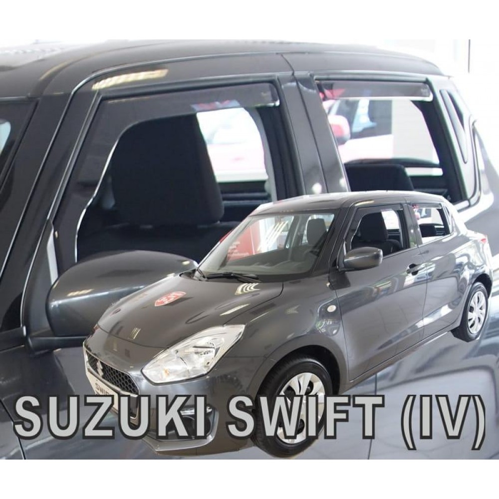 Дефлектори вікон (вітровики) Suzuki Swift 2017+ Heko