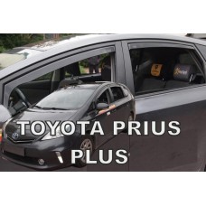Дефлекторы окон (ветровики) Toyota Prius Plus 2011+ Heko