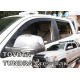 Дефлекторы окон (ветровики) Toyota Tundra V8 20142021 CrewMax Heko (вставні, кт - 4шт)