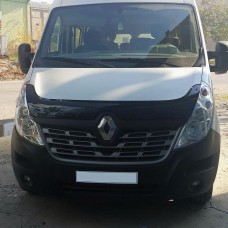 Дефлектор капота (мухобойка) для Renault Master 2014-2020 (TAN24) 