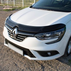 Дефлектор капота (мухобойка) для Renault Megane III 2014-2015 (TAN24) 