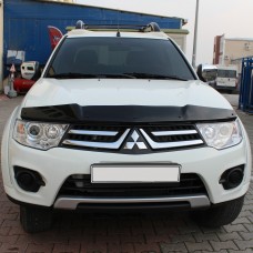 Дефлектор капота (мухобійка) для Mitsubishi L-200 2007-2014 (TAN24) 