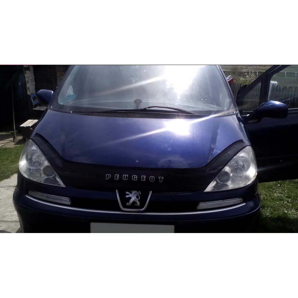 Дефлектор капота (мухобійка) для Peugeot 807 2002+ (VIP)