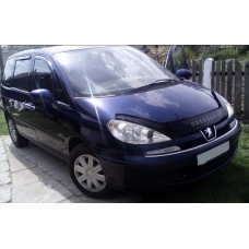 Дефлектор капота (мухобійка) для Peugeot 807 2002+ (VIP)