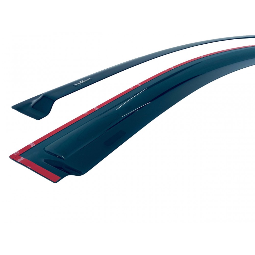 Дефлекторы окон (ветровики) Nissan Navara 2014+ HIC