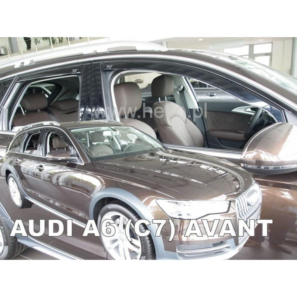 Дефлекторы окон (ветровики) Audi A6 (C7) 2011-2018 5D Combi/Avant Heko