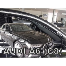 Дефлектори вікон (вітровики) Audi A6 (C8) 2018-> 4D (вставні, кт - 2шт) Sedan /Avant (Heko)