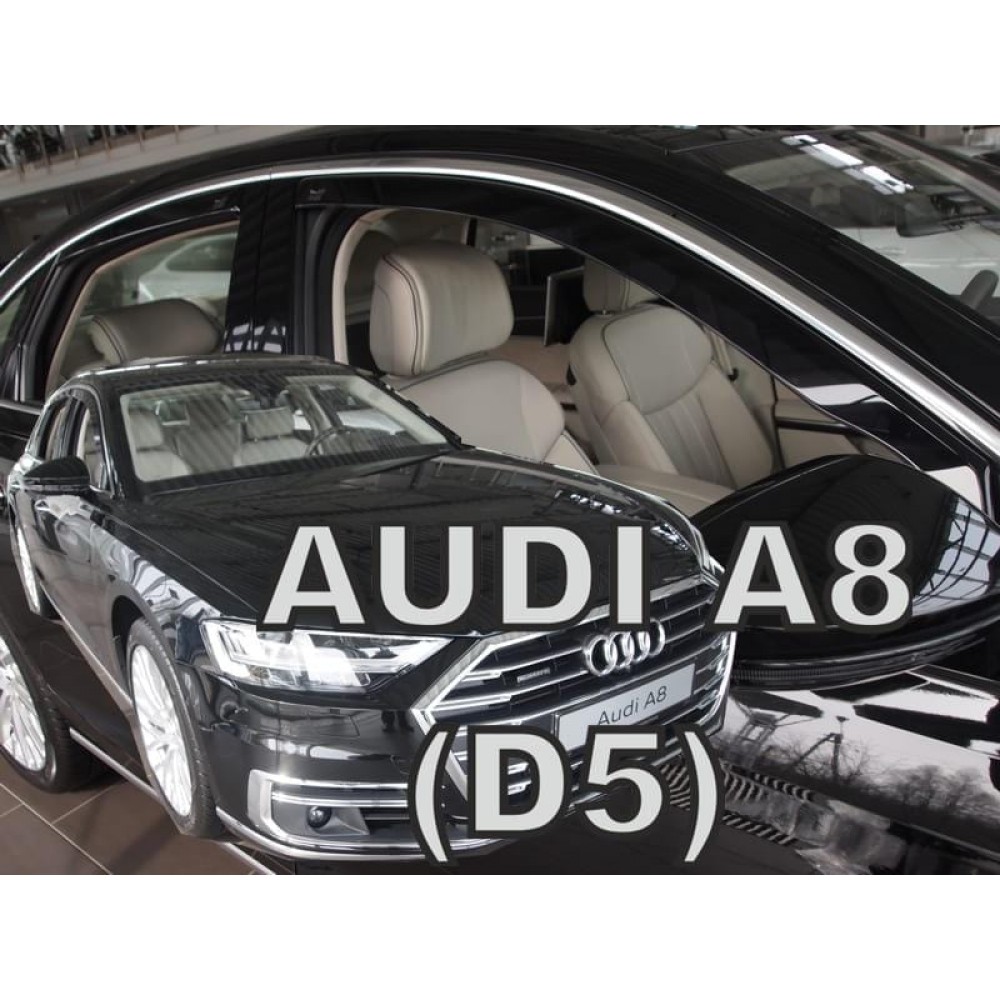 Дефлектори вікон (вітровики) Audi A8 (D5) 2017-> 4D Sedan Heko