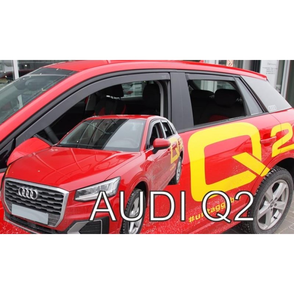Дефлектори вікон (вітровики) Audi Q2 2016 -> Heko