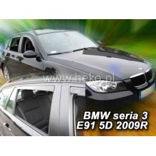 Дефлектори вікон (вітровики) BMW 3 Series E91 2005-2011 Wagon Heko
