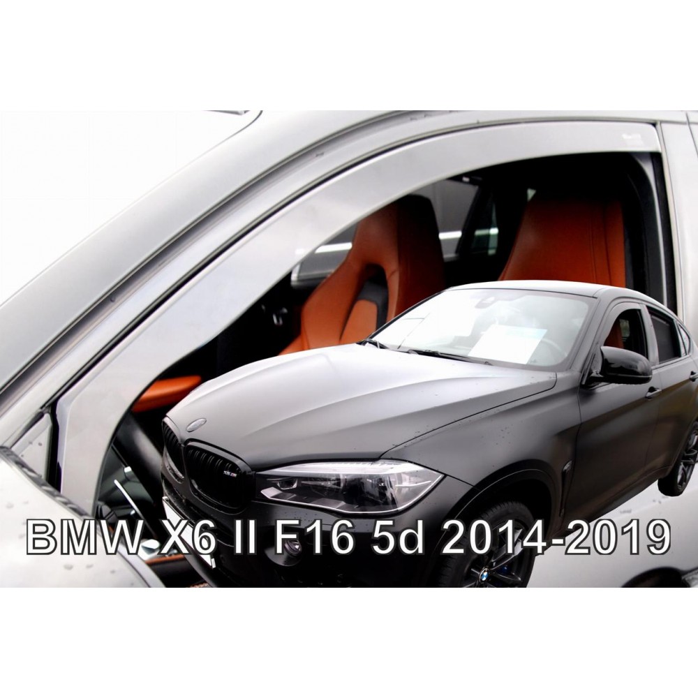 Дефлектори вікон (вітровики) BMW X6 F16 2014–2019 LSE Heko