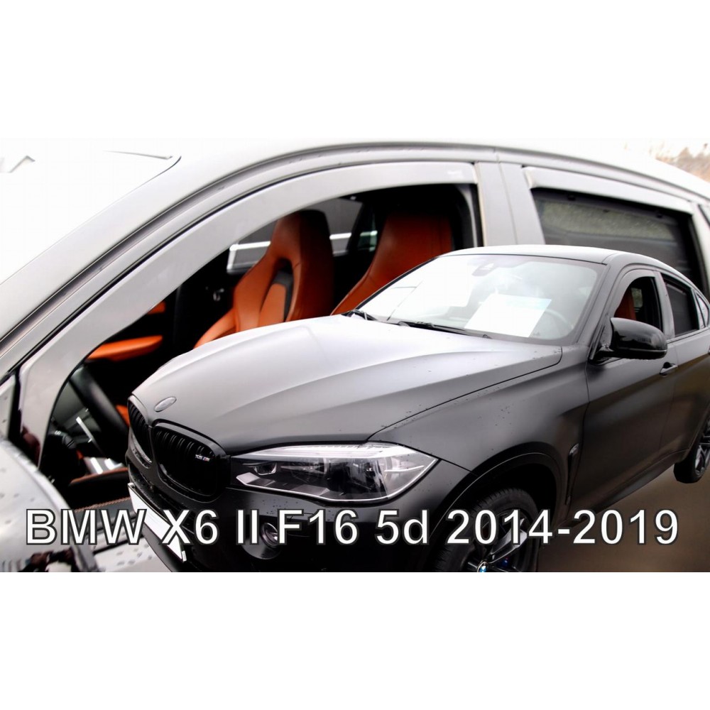 Дефлекторы окон (ветровики) BMW X6 F16 2014–2019 LSE Heko