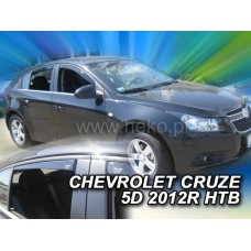 Дефлектори вікон (вітровики) Chevrolet Cruze 2012+ HB Heko
