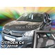 Дефлектори вікон (вітровики) Citroen C4 2010-2017 II Heko