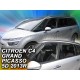 Дефлектори вікон (вітровики) Citroen C4 Grand Picasso 2013+ Heko