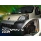 Дефлектори вікон (вітровики) Fiat Fiorino 2008+/QUBO/BIPPER/NEMO Heko
