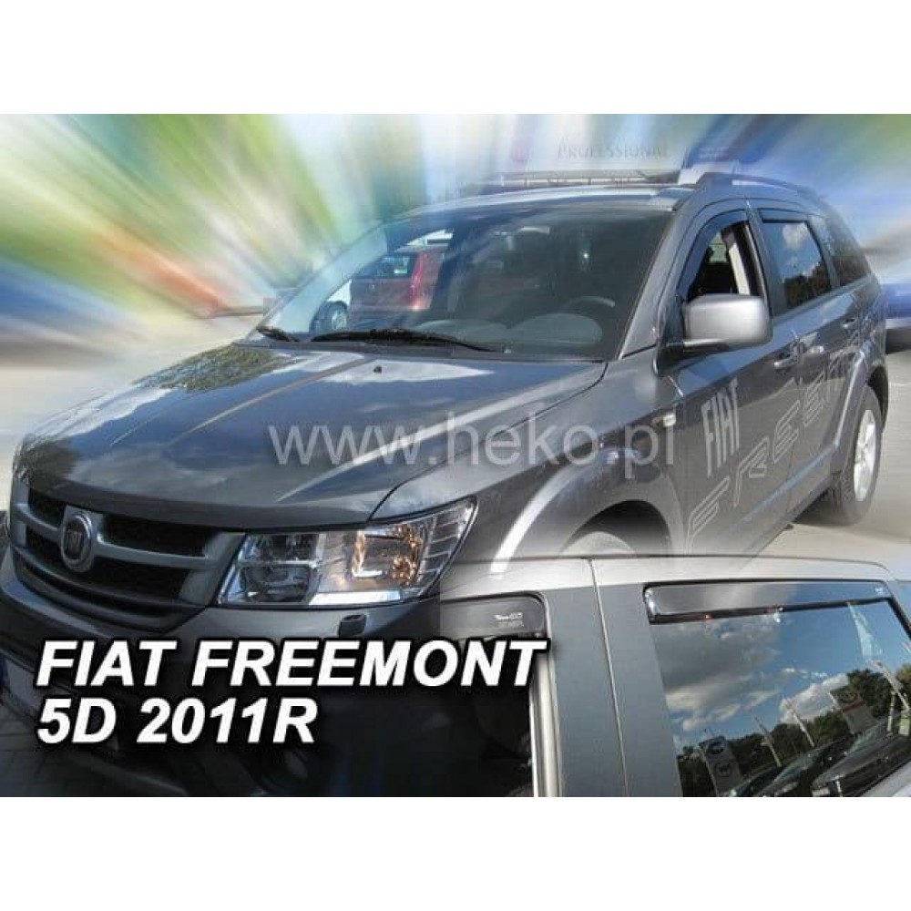 Дефлектори вікон (вітровики) Fiat Freemont 2011+ /Dodge Journey 2008+ 5D Heko