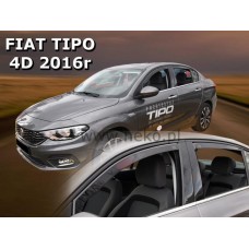 Дефлекторы окон (ветровики) Fiat Tipo/CROSS 2016+ Sed/HB Heko